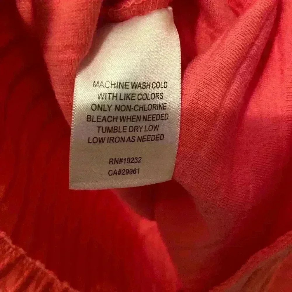 Alfred Dunner short sleeve pullover petite medium cotton|polyester pink top. - Picture 3 of 4
